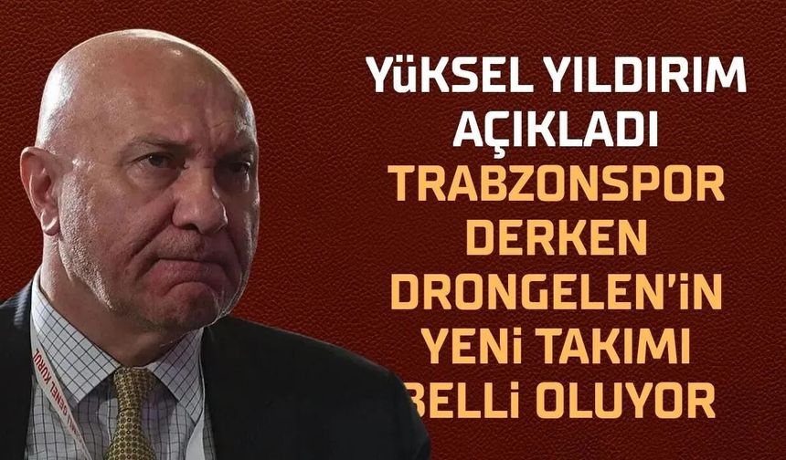 Yüksel Yıldırım açıkladı! Rick van Drongelen'in yeni takımı belli oluyor: Trabzonspor'a gidiyor derken...