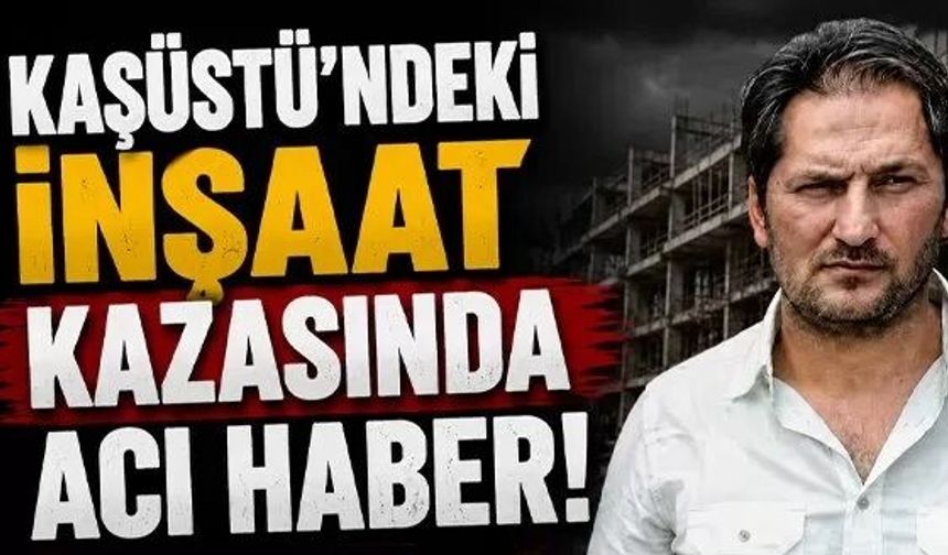 Trabzon'da feci olay! İnşaatta hayatını kaybetti
