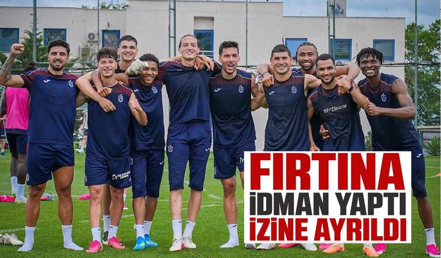 Trabzonspor izne çıktı!