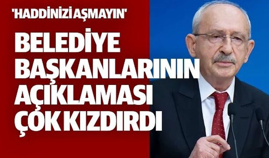 'Haddin aşılmasına kimse müsaade etmez'