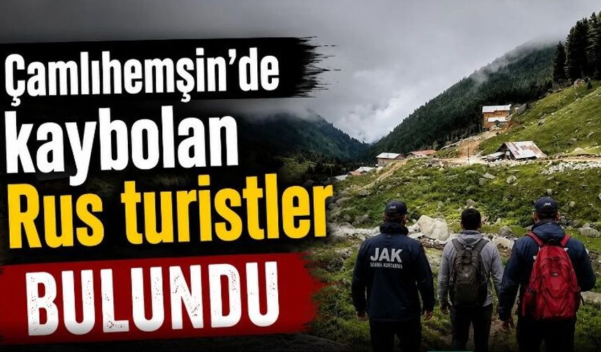 Kayıp Turistler Bulundu