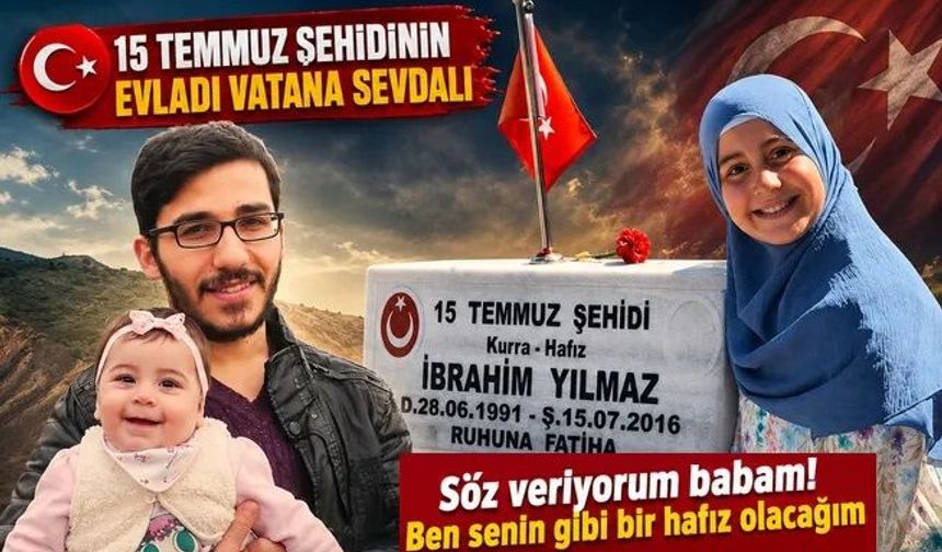 "Seninle aynı mertebede olmak için hafız olmak istiyorum"