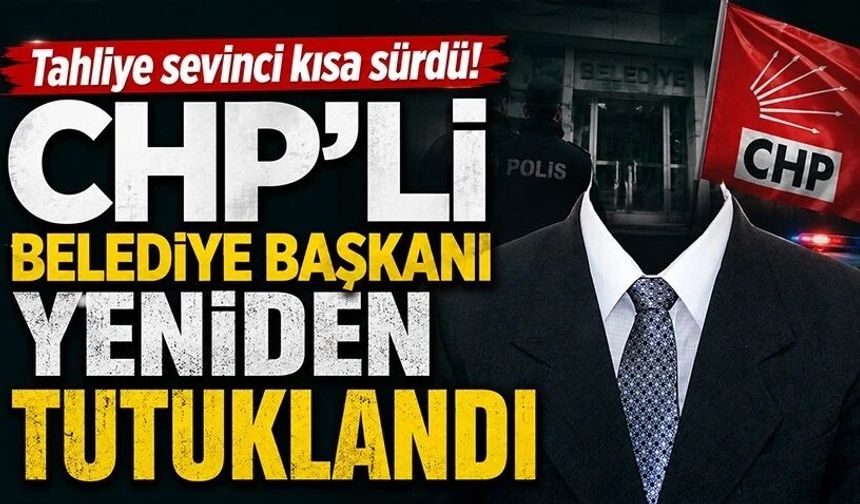Tahliye sevinci kısa sürdü!