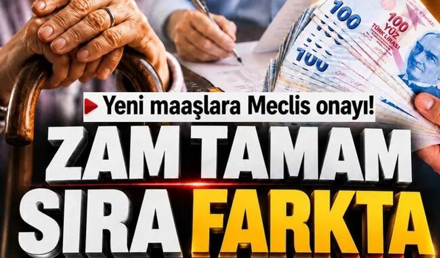 Emekliye taban aylık 23 bin 552 liraya çıktı: 3 bin 552 lira fark ödemesi ne zaman yatacak?