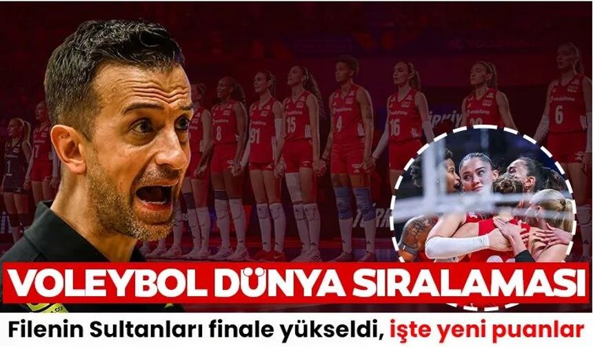 Filenin Sultanları, Milletler Ligi'nde finale yükseldi! Dünya voleybol sıralaması güncellendi