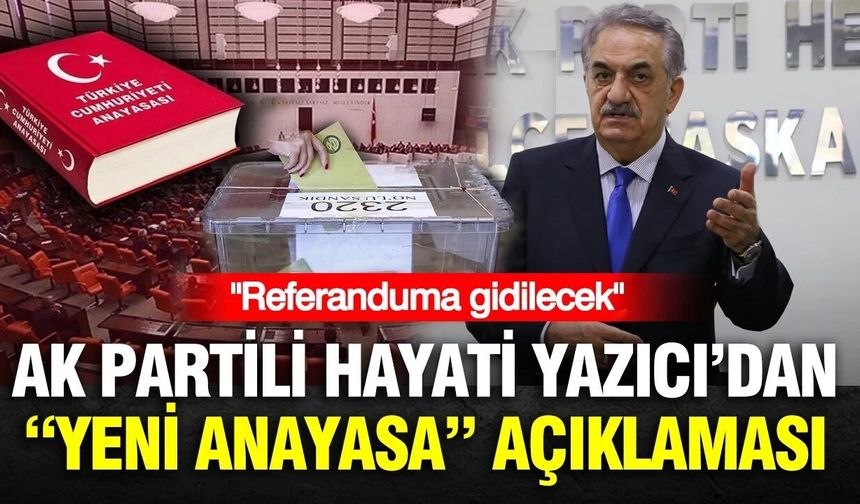 Yeni anayasa rotası belli oldu: Sandığa gideceğiz