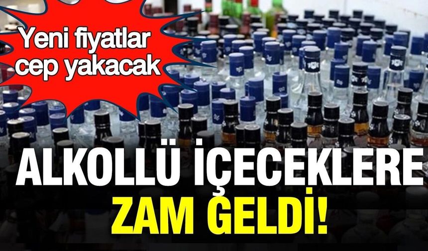 Alkollü içecek fiyatlarına bir zam daha geldi