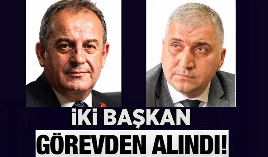 Trabzon'da İki Başkanı Görevden Alındı