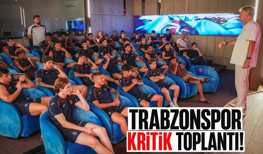 Trabzonspor’da yeni sezon öncesi kritik toplantı!