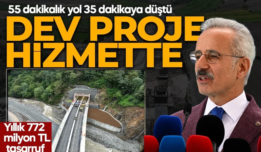Çamlıhemşin Tüneli Açılıyor!
