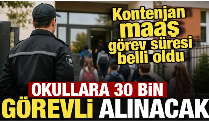 İŞKUR üzerinden okullara 30 bin yeni görevli alınacak
