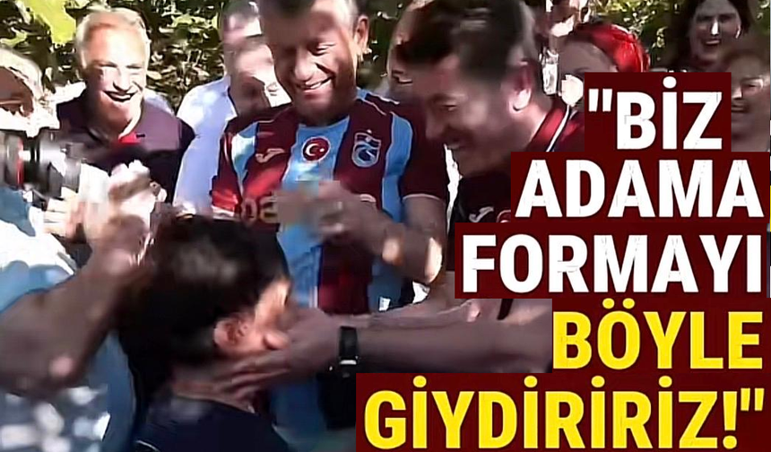 Biz adama formayı böyle giydiririz!