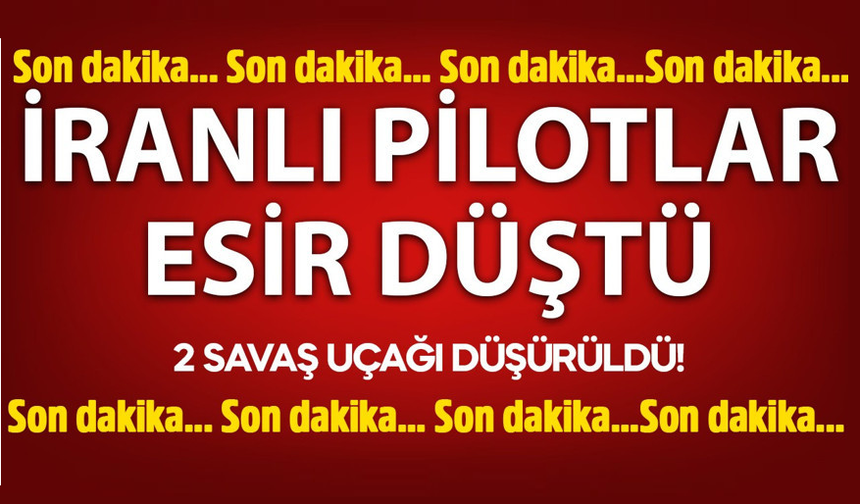 İki savaş uçağı düştü, 3 pilot esir alındı!