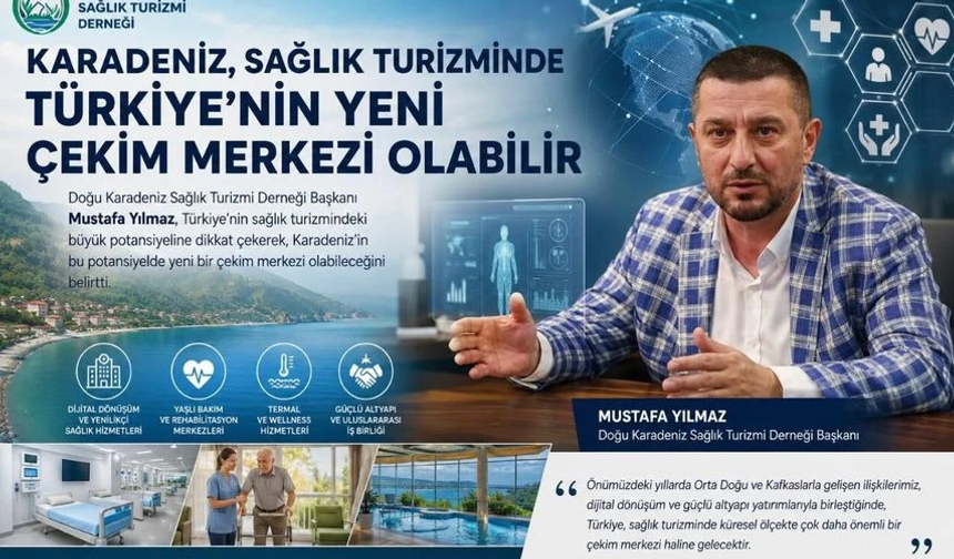 Doğu Karadeniz Sağlık Turizmi Derneği Başkanı Mustafa Yılmaz: “Karadeniz, Sağlık Turizminde Türkiye’nin Yeni Çekim Merke