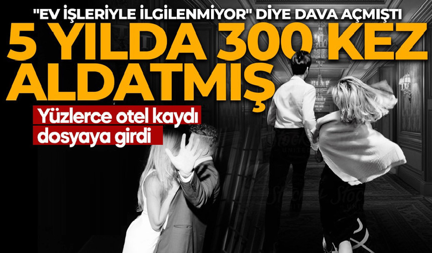 "Ev işleriyle ilgilenmiyor" diye dava açmıştı! Otel kayıtları gelince mahkemede şoka uğradı!