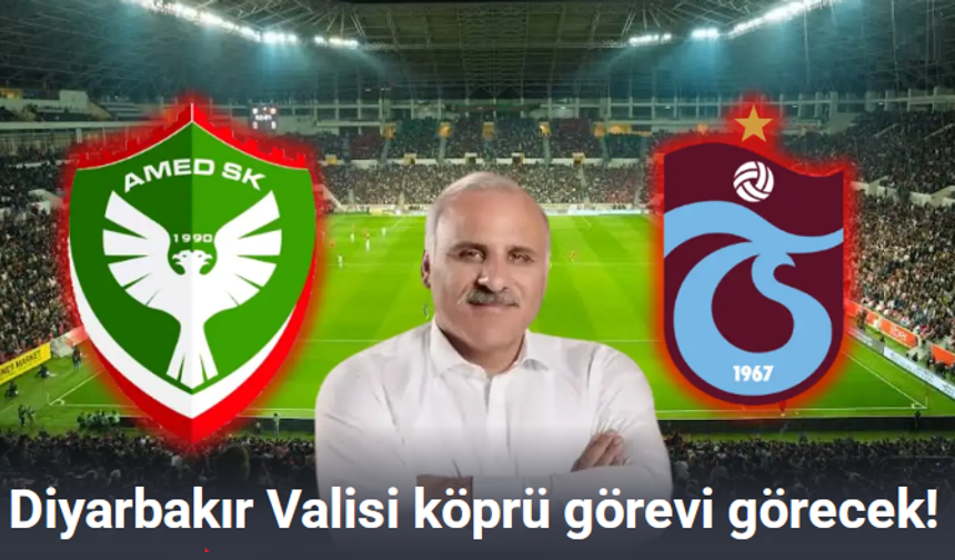 Amed SK-Trabzonspor maçı öncesi dikkat çeken gelişme! Murat Zorluoğlu devrede