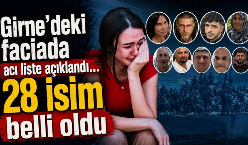 Girne’deki faciada acı liste açıklandı…