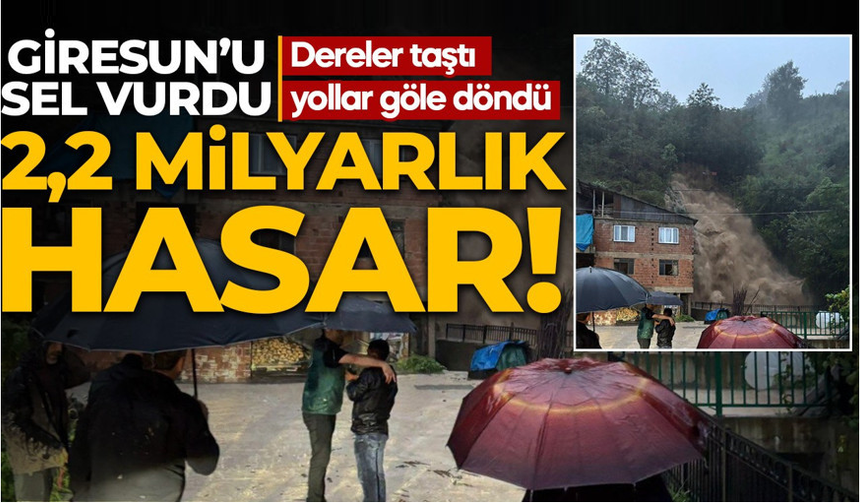 Dereler taştı, yollar göle döndü!