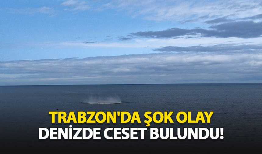 Denizde ceset bulundu! Kimlik tespiti bekleniyor