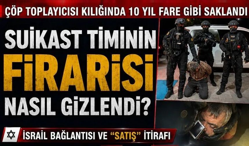 Çöp toplayıcısı kılığında 10 yıl fare gibi saklandı! Suikast timinin firarisi nasıl gizlendi?