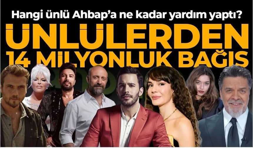 AHBAP'a 14 milyon TL'lik bağış! MASAK tek tek inceledi: Hangi isim ne kadar yardım yaptı?