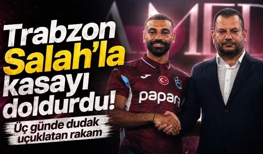 Trabzonspor Başkanı Ertuğrul Doğan: 'Salah'ın maliyetinin yarısından fazlası çıktı'