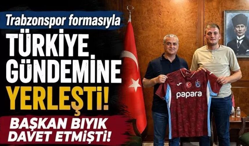 Trabzonspor formasıyla Türkiye gündemine yerleşti!