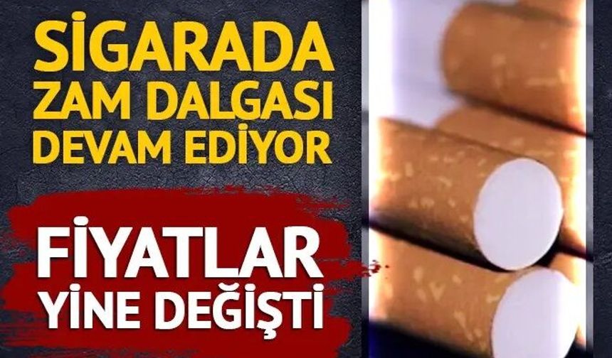 Bir sigara grubuna daha zam geldi