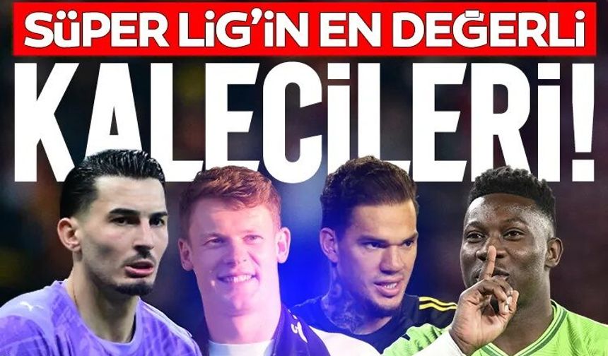 Süper Lig'in en değerli 20 kalecisi açıklandı!