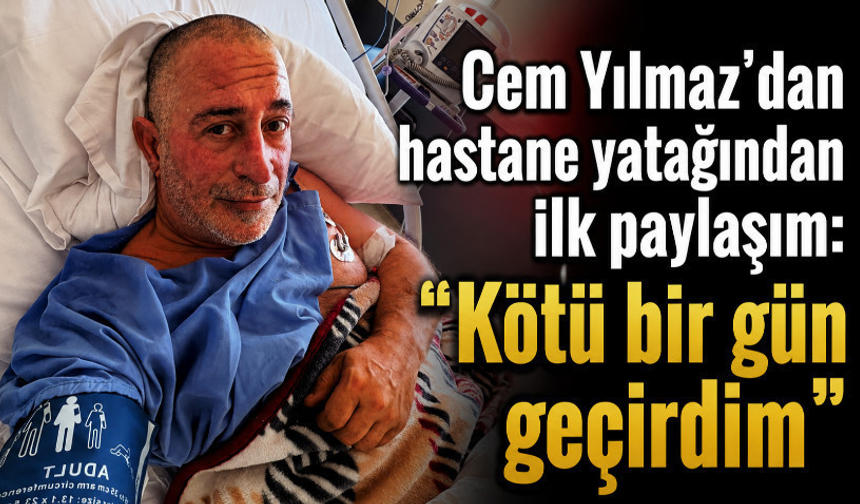 “Kötü bir gün geçirdim”