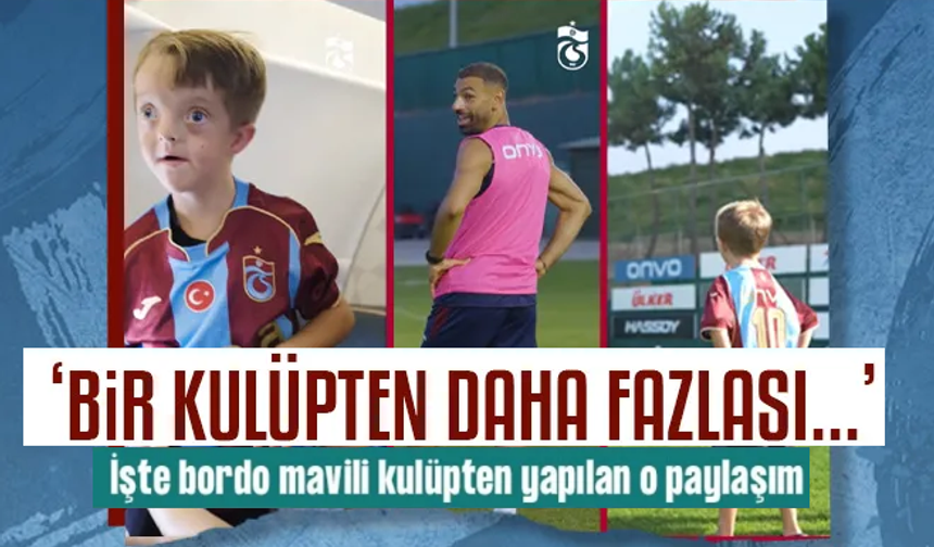 Trabzon’da duygusal sürpriz...
