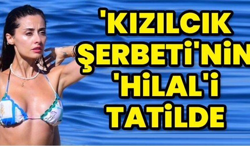 Dila Danışman'ın Bodrum kaçamağı...