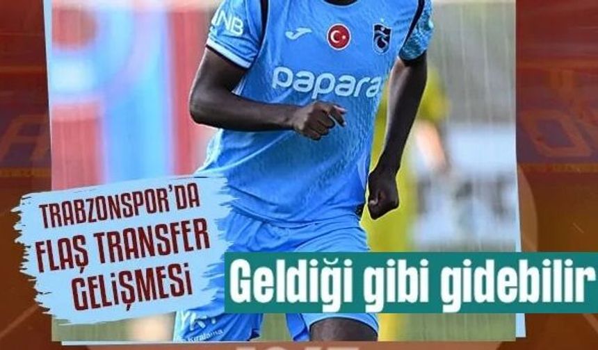 Trabzonspor'da flaş Mitongo gelişmesi!