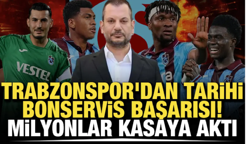 Trabzonspor'da dikkat çeken transfer başarısı! İlk 6 haftada...