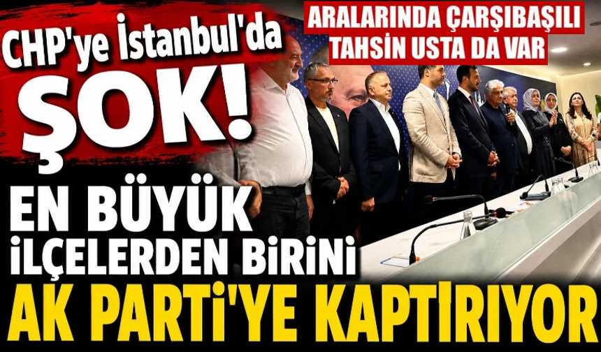 Üsküdar Belediyesi’nde hesaplar değişti! 4 isim CHP’den istifa etti...