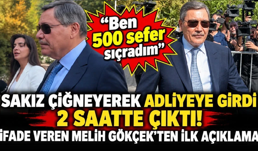 Sakız çiğneyerek adliyeye girdi 2 saatte çıktı!