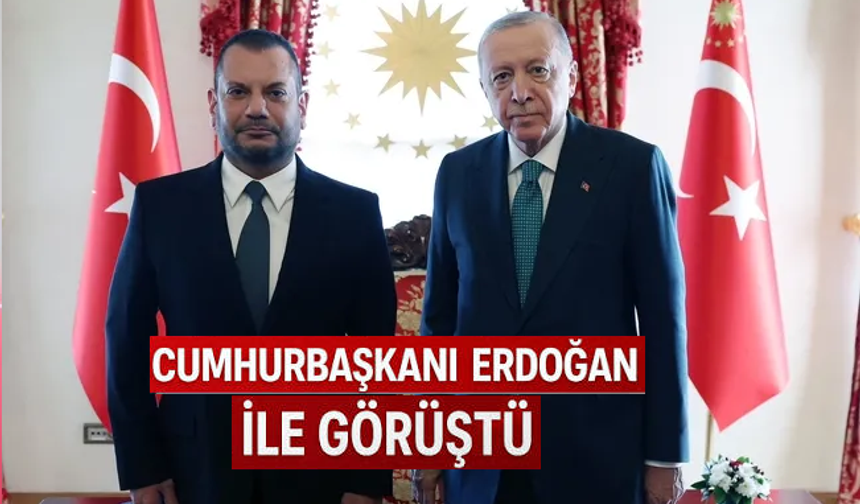 Cumhurbaşkanı Erdoğan, Başkan Doğan'ı kabul etti!