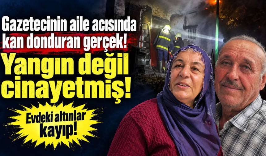 Gazetecinin aile acısında kan donduran gerçek!