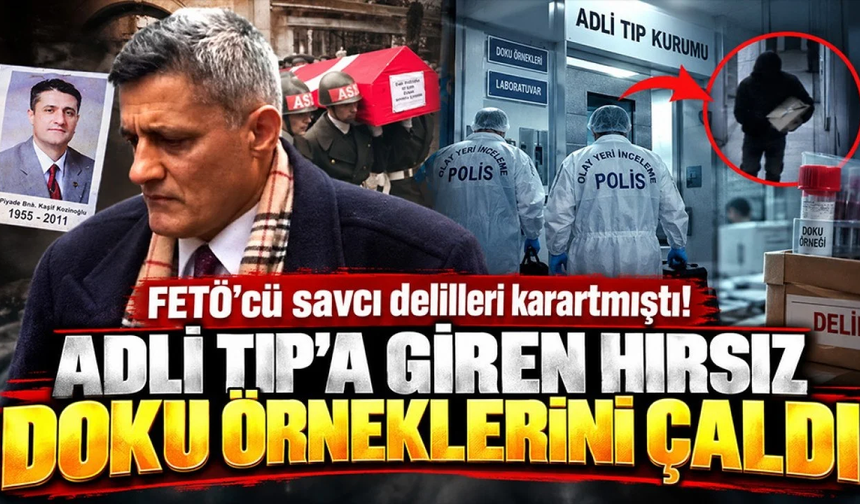 Adli Tıp'a giren hırsız doku örneklerini çaldı