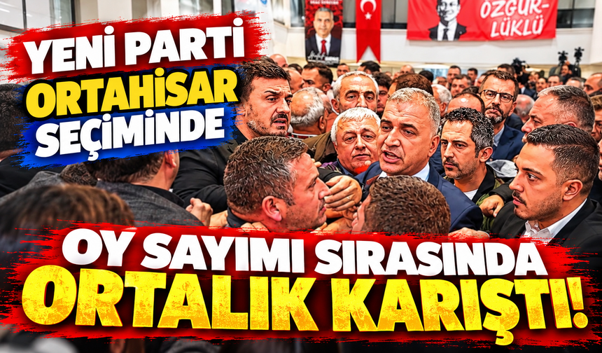 Yeni Parti Ortahisar seçiminde oy sayımı sırasında ortalık karıştı!