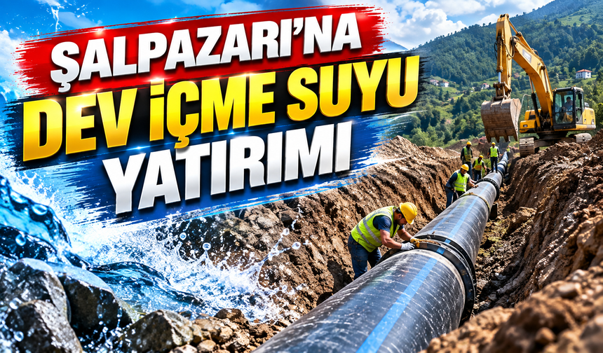 Şalpazarı’na dev içme suyu yatırımı