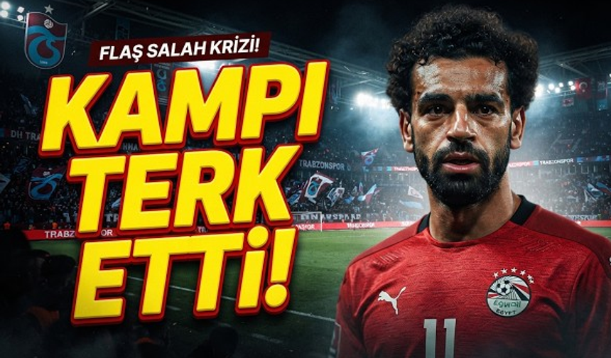 Trabzonspor'un yıldızı milli takım kampından ayrıldı!