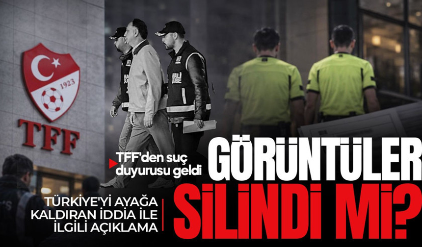 VAR kayıtları silindi mi? TFF sessizliğini bozdu