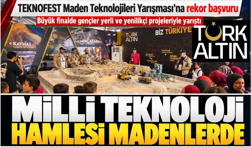 Türk Altın'a TEKNOFEST'te yoğun ilgi!