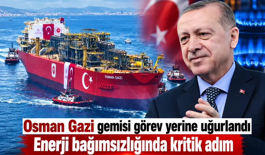 Osman Gazi görev yerine uğurlandı!