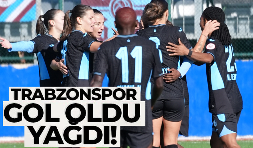Trabzonspor gol oldu yağdı!