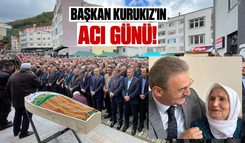 Başkan Kurukız’ın acı günü! Son yolculuğuna uğurlandı