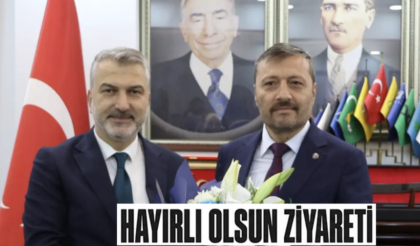 Mumcu’dan MHP İl Başkanı Hacısalihoğlu’na hayırlı olsun ziyareti