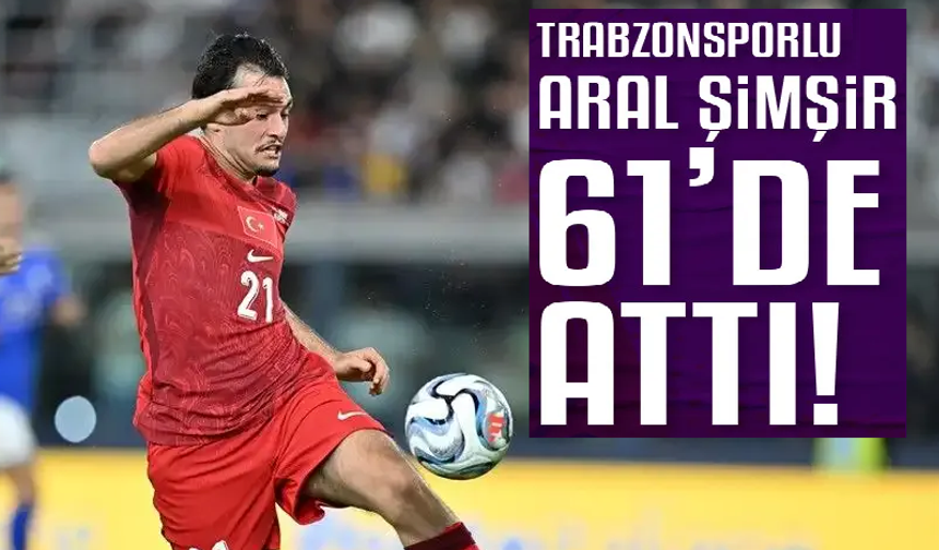 Aral 61.dakikada sahneye çıktı!