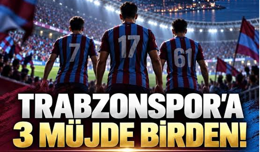Trabzonspor’a 3 müjde birden! Takıma geri döndüler